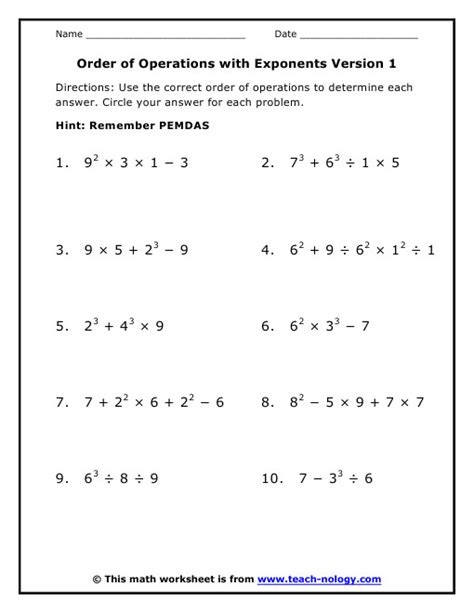 The order of operations worksheets in this section provide plenty of practice, and they gradually introduce each step in the pemdas mnemonic. Pemdas Worksheets | Homeschooldressage.com