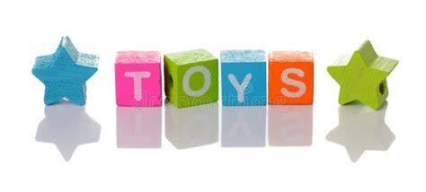 Word Toys With Colorful Cubes Stock Image Image Of Spell English