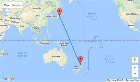 This map shows a combination of political and physical features. Auckland to Tokyo, Japan for NZ$771!
