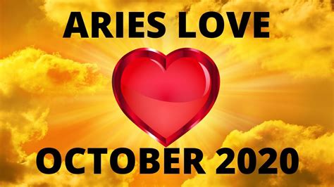 Aries Love Reclaim Your Power October 2020 Youtube