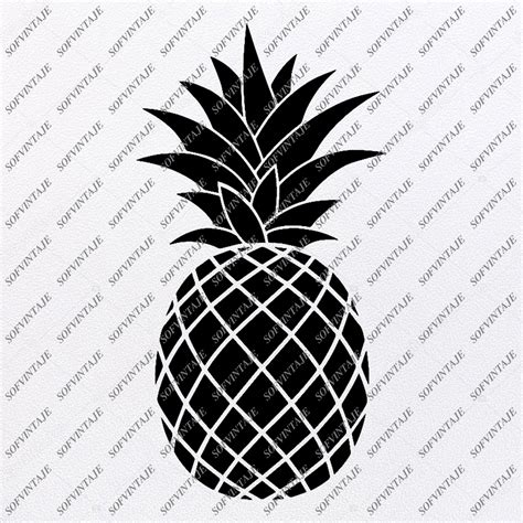 Pineapple Svg File Pineapple Svg Pineapple Png Fruit