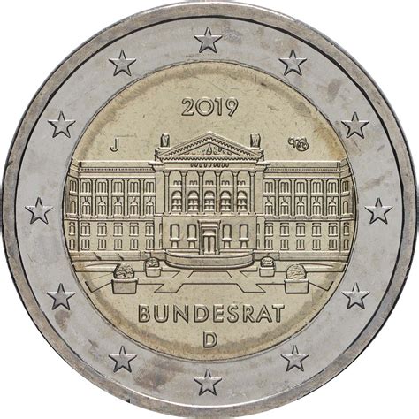 2 Euro Bundesrat 2019 J Bfr Deutschland