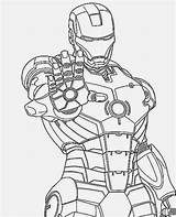 Coloring Billionaire Iron Man Sketch Template sketch template