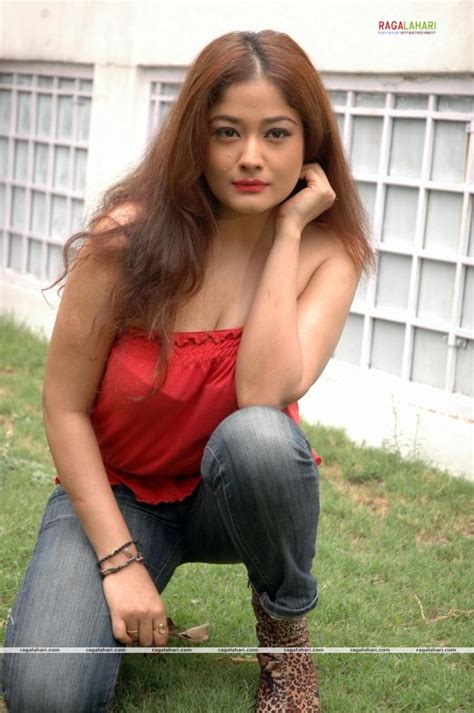 Film Actress Photos Kiran Rathod Hot Boob Show In Red Dress