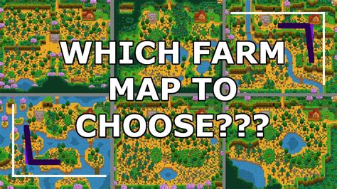 Stardew Valley 1.4 | Which farm maps to choose? 