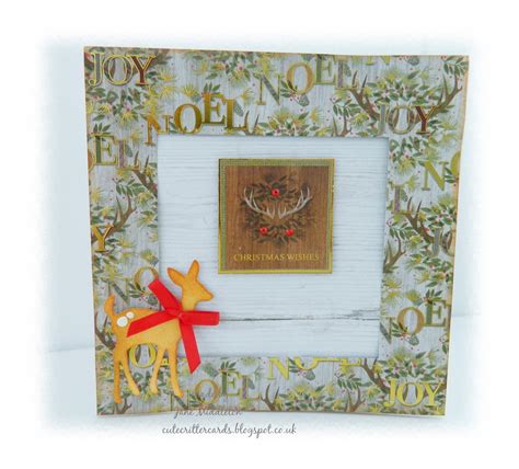 Cute Critter Cards Tattered Lace Christmas Art Deco Collection And