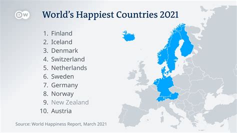 World S Happiest Countries 2021 R Mapswithoutnz