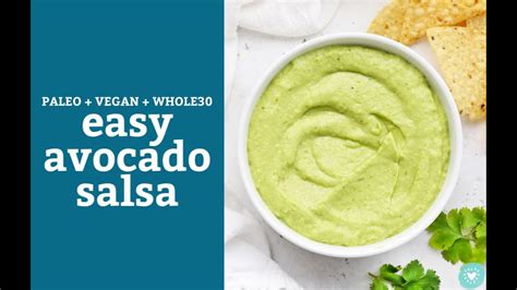 Easy Avocado Salsa Paleo Vegan Whole30 Instant Pot Teacher