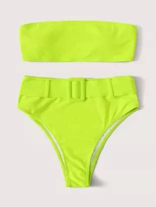 Shein Neon Lime Swimsuit