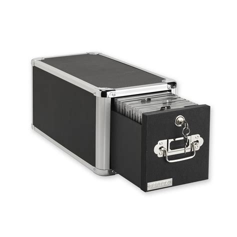 Single drawer with 100 lb. Vaultz Locking VZ01173 Single Drawer CD File Cabinet