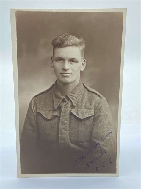 Ww2 British Army General Service Portrait Photograph