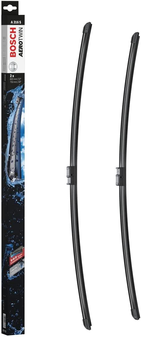 Bosch Wiper Blade Aerotwin A316s Length 800mm 750mm − Set Of Front Wiper Blades Uk