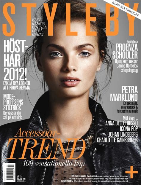 Moa Åberg Dons Funky Looks For The Cover Shoot Of Styleby Magazine 12