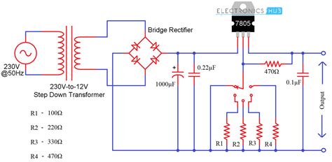 Here we present a variable power supply with digital control that is simple and easy to construct. Variable Voltage Power Supply from Fixed Voltage Regulator