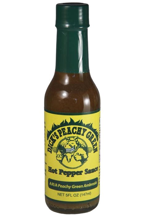 Dirty Dicks Hot Pepper Sauce 147ml Peachy Green