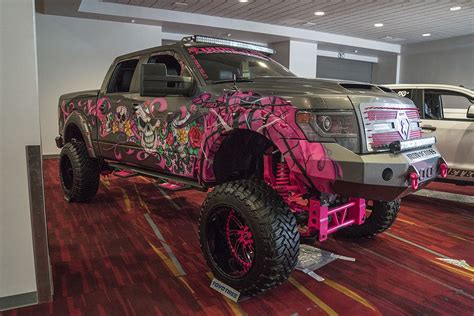 Sema Show 2015 Recap Camo Truck Ford Trucks F150 Pink Lifted Trucks