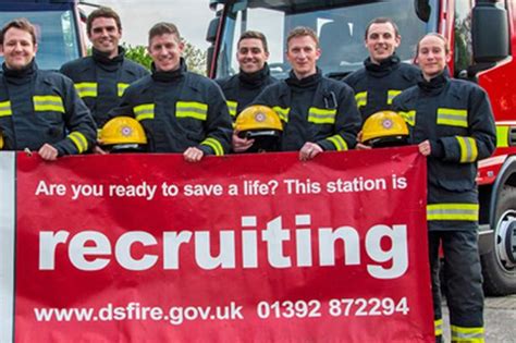 Major Recruitment Drive For Firefighters Launched In Devon Devon Live