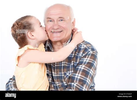 Opa Mit Seiner Enkelin Stockfoto Bild Alamy