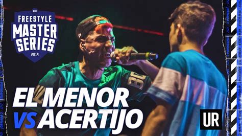 El Menor Vs Acertijo Fms Chile Final Temporada 2019 Youtube