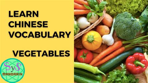 59 How To Say Vegetables In Chinese Chinese Vocabulary Youtube