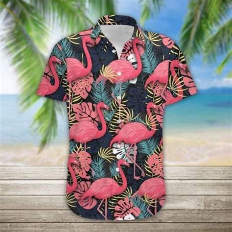 Rosa Flamingo Hawaiian Aloha Shirts Hawaii Shirt D Hawaiian Etsy