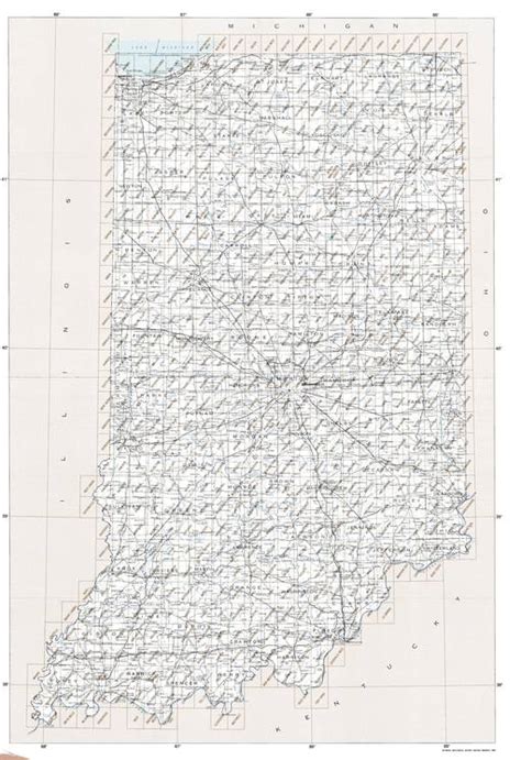 Indiana Topographic Index Maps In State Usgs Topo Quads 24k 100k 250k