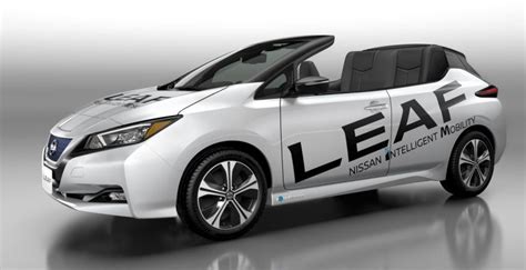 Nissan Presentó El Leaf Convertible 16 Valvulas