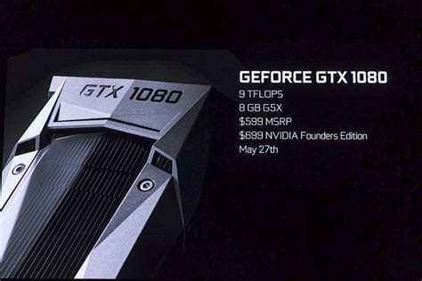 Nvidia Begins Geforce Pascal With Gtx 1080 And Gtx 1070
