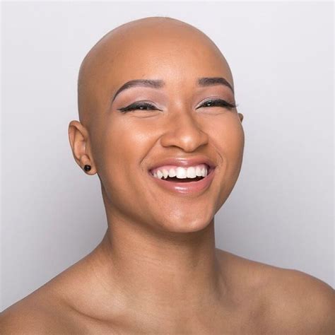Bald And Beautiful Women 19 Stunning Black Women Whose Bald Heads