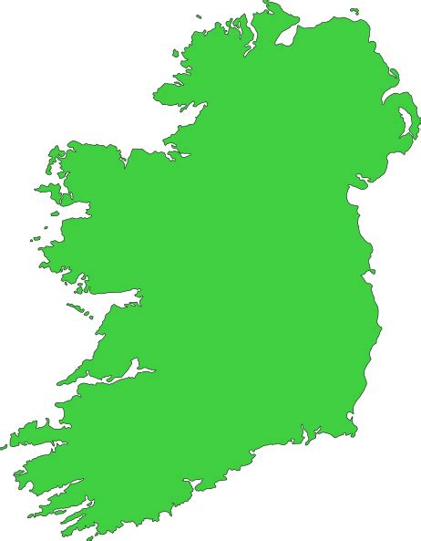 Ireland Map Simple Clipart Best