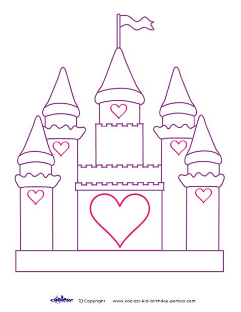 Castlecutout Colouring Pages