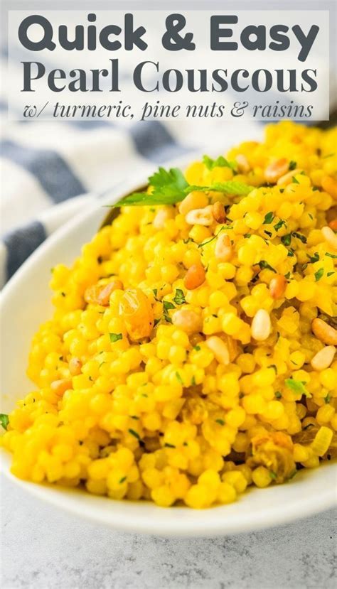 Traditional pearl couscous is a quick and easy solution for dinner! Pearl Couscous | Recipe in 2020 | Couscous recipes, Pasta ...