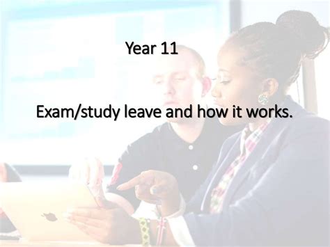 Examstudy Leave And How It Works