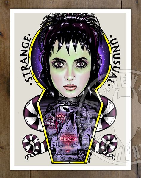 Lydia Deetz Winona Ryder Print Illustration Created By Bwanadevilart All Our Illustrations