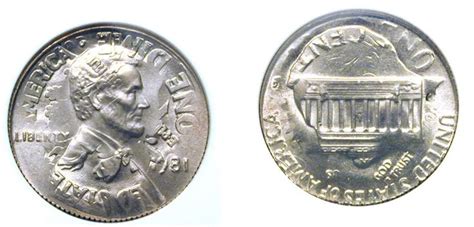 An Old Coin With The Image Of Abraham Lincoln On Its Side And Another