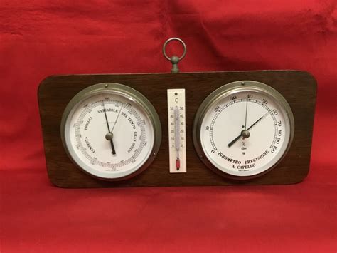Set Of Barigo Hair Hygrometer Barometer And Thermometer Catawiki