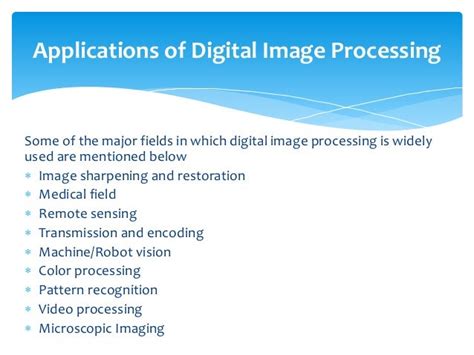 Applications Of Digital Image Processing Ppt Captions Trend