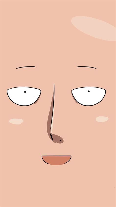 Saitama Face Wallpapers Wallpaper Cave