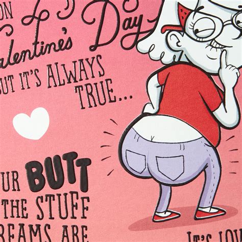 love you and your butt funny pop up valentine s day card greeting cards hallmark
