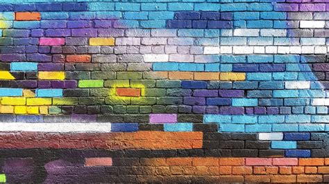 Colorful Brick Wall Background Hd Brick Wallpapers Hd Wallpapers Id