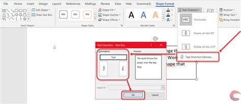 How To Change The Text Orientation In Microsoft Word