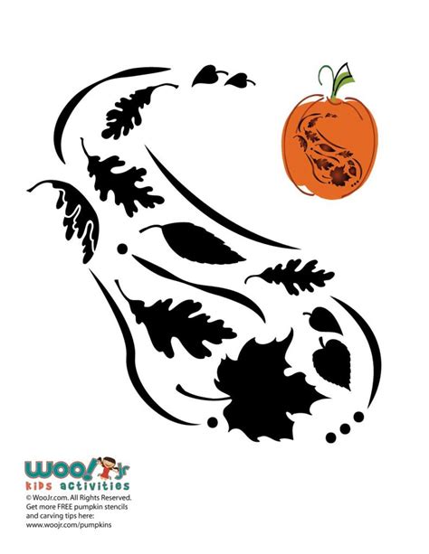 9 Elegant Fall Stencils For Pumpkins And Crafts Woo Jr Kids Activities