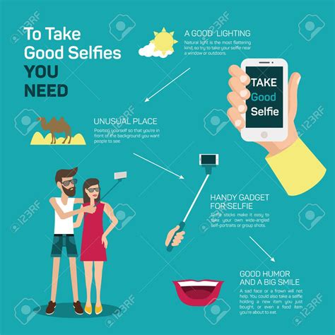 The Best Selfie Tips How To Make A Selfie Infographic Phone And Photo