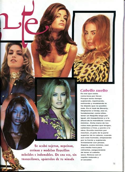 Gianni Versace Editorial Beverly Peele Star Fashion Yasmin Le Bon