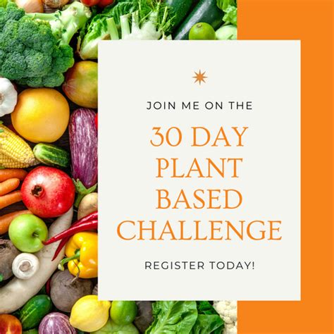 30 Day Plant Based Challenge Starts 1 April Healthy Gut