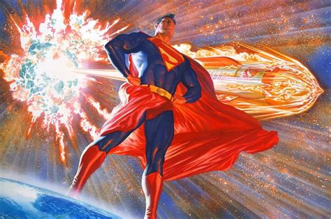 Alex Ross Superman Krypton In Sal Abbinantis Alex Ross Spring 2024