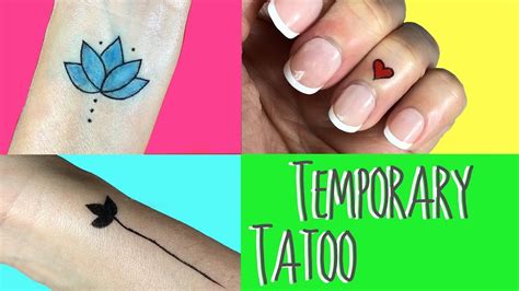 How To Make Temporary Tattoo Diy Youtube