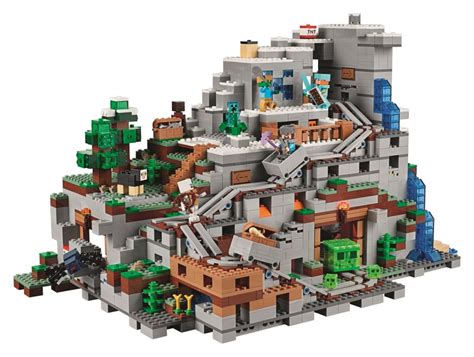 Lego Minecraft Experience The Mountain Cave The Geekiary