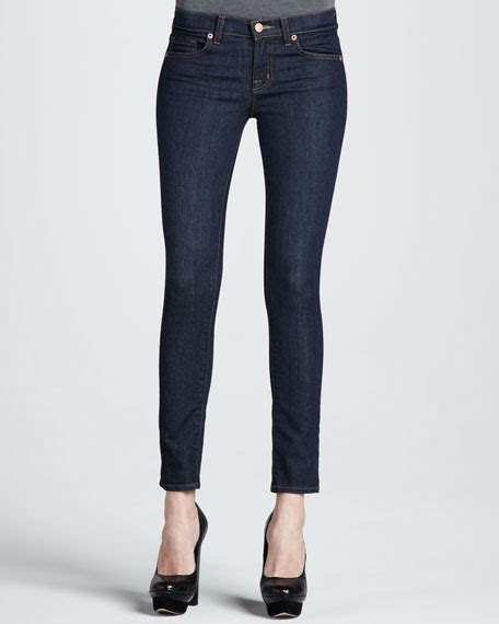 J Brand Jeans Mid Rise Skinny Ankle Jeans Pure