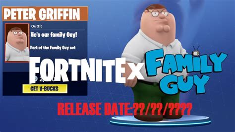 Peter Griffin Fortnite Release Date Confrimed Youtube